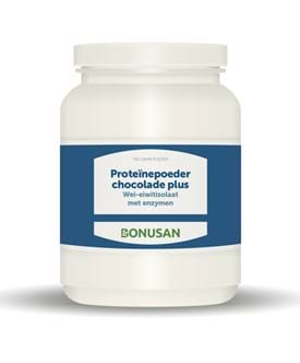 Proteine poeder chocolade plus 750 gram Bonusan