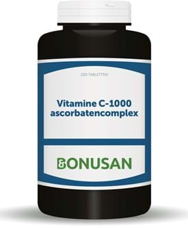 Vitamine C1000 mg ascorbaten 100 tabletten Bonusan