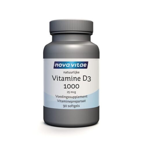 Vitamine D3 1000/25mcg 90 softgels Nova Vitae