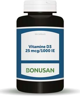 Vitamine D3 25 mcg 300 softgels Bonusan