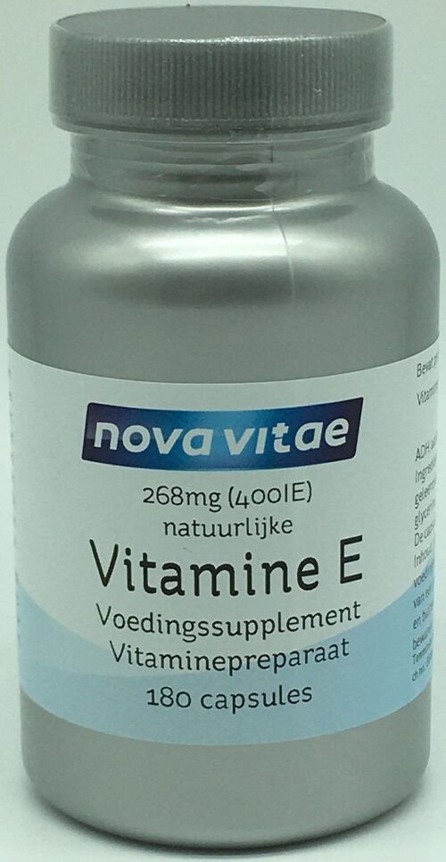 Vitamine E 400IU 180 capsules Nova Vitae