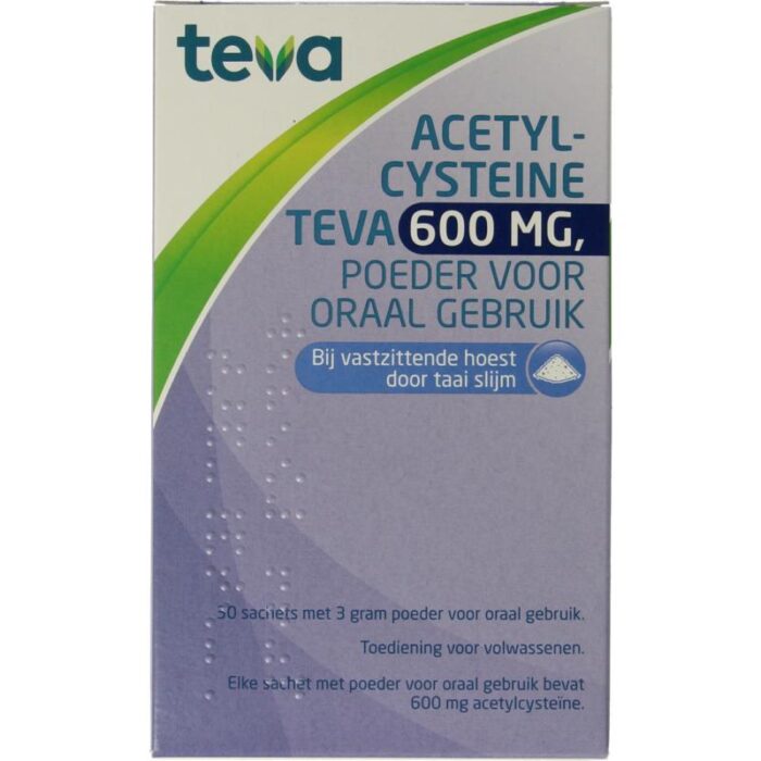 Acetylcysteine 600 mg 30 sachets Teva