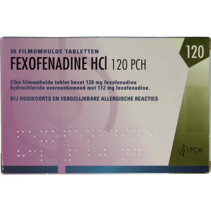 Fexofenadine HCl 120mg 30 tabletten Teva