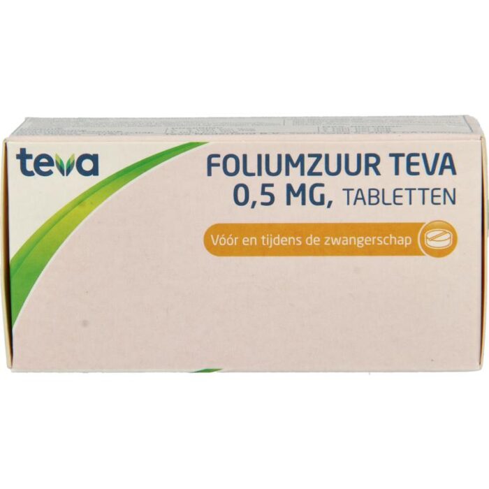 Foliumzuur 0.5mg 90 stuk Teva