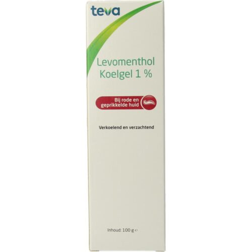 Levomenthol koelgel 1% 100 gram Teva