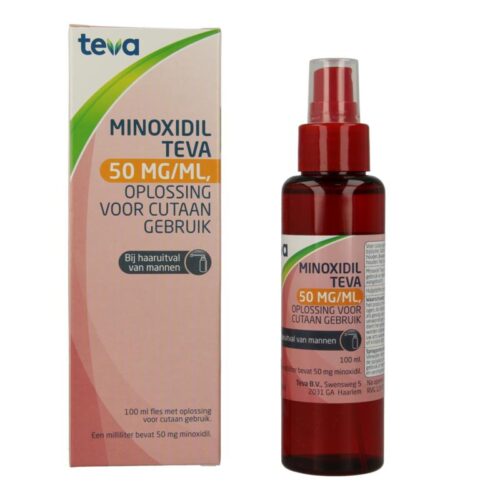 Minoxidil 50mg/ml oplossing 100 ml Teva