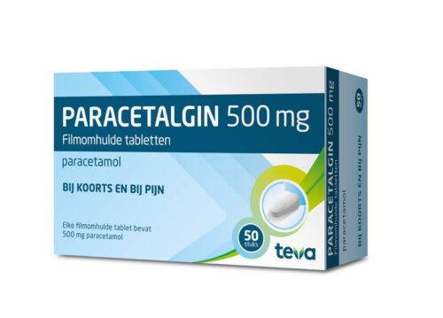 Paracetagin 500 mg ovaal 50 tabletten Teva