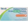 Paracetamol 500 mg ovaal 50 tabletten Teva