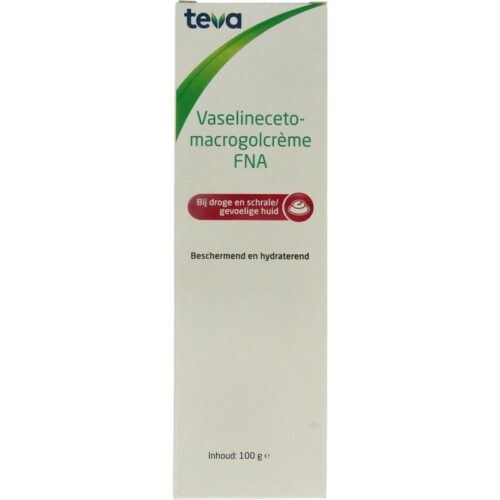 Vaselinecetomacrogolcreme FNA 100 gram Teva