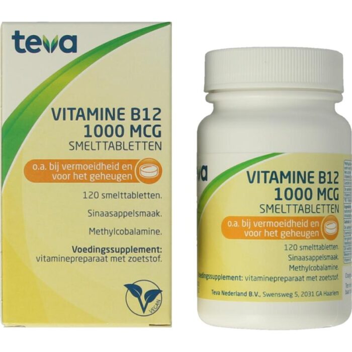 Vitamine B12 1000mcg 120 tabletten Teva