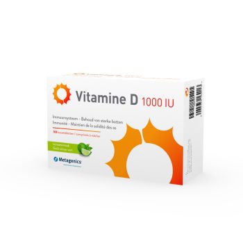 Vitamine D 1000IU 168 kauwtabletten Metagenics