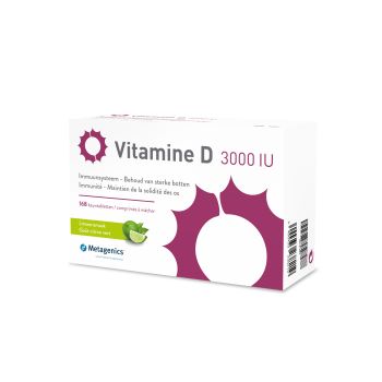 Vitamine D 3000IU 168 kauwtabletten Metagenics