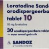 Loratadine 10 mg orotaat 30 tabletten Sandoz