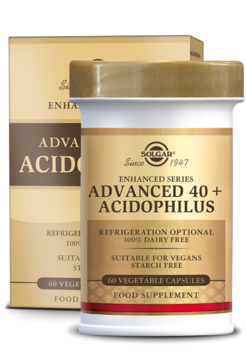 Advanced 40+ Acidophilus 60 plantaardige capsules Solgar