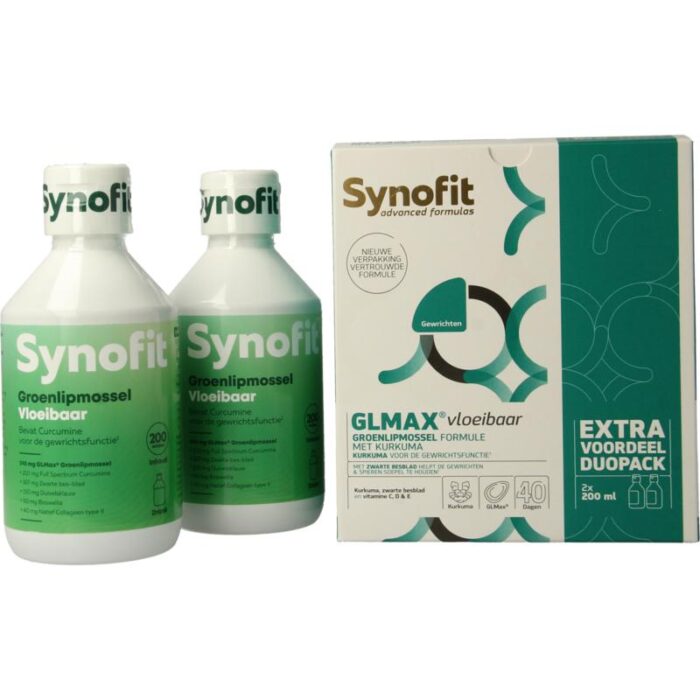 GLMax groenlipmossel vloeibaar2 x 200ml= 400ml Synofit