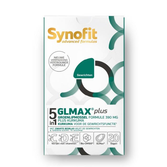 GLMax plus 5 in 1 groenlipmossel plus 60 softgels