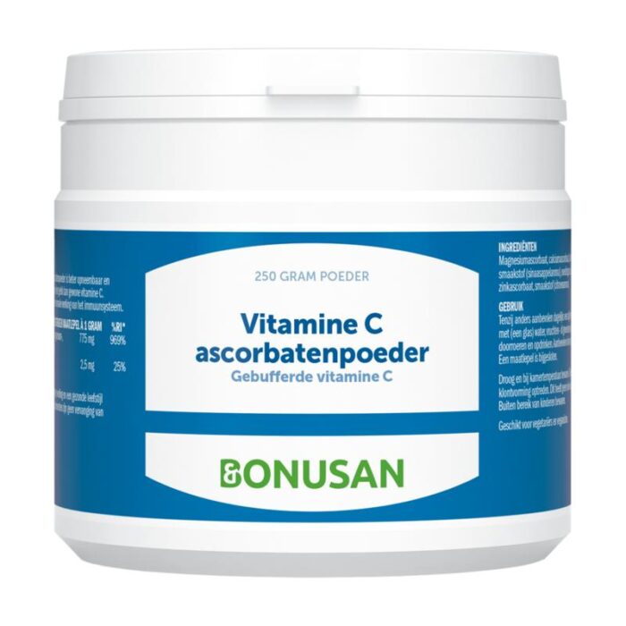 Vitamine C ascorbatenpoeder 250 gram Bonusan