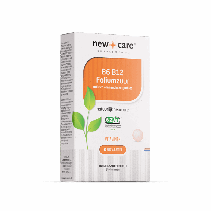 B6 B12 Foliumzuur 60 zuigtabletten New Care
