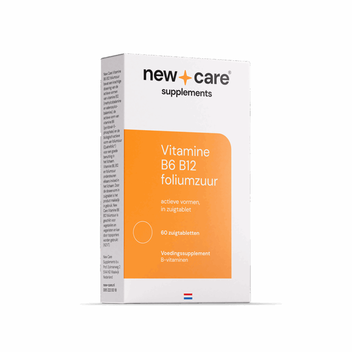B6 B12 Foliumzuur 60 zuigtabletten New Care