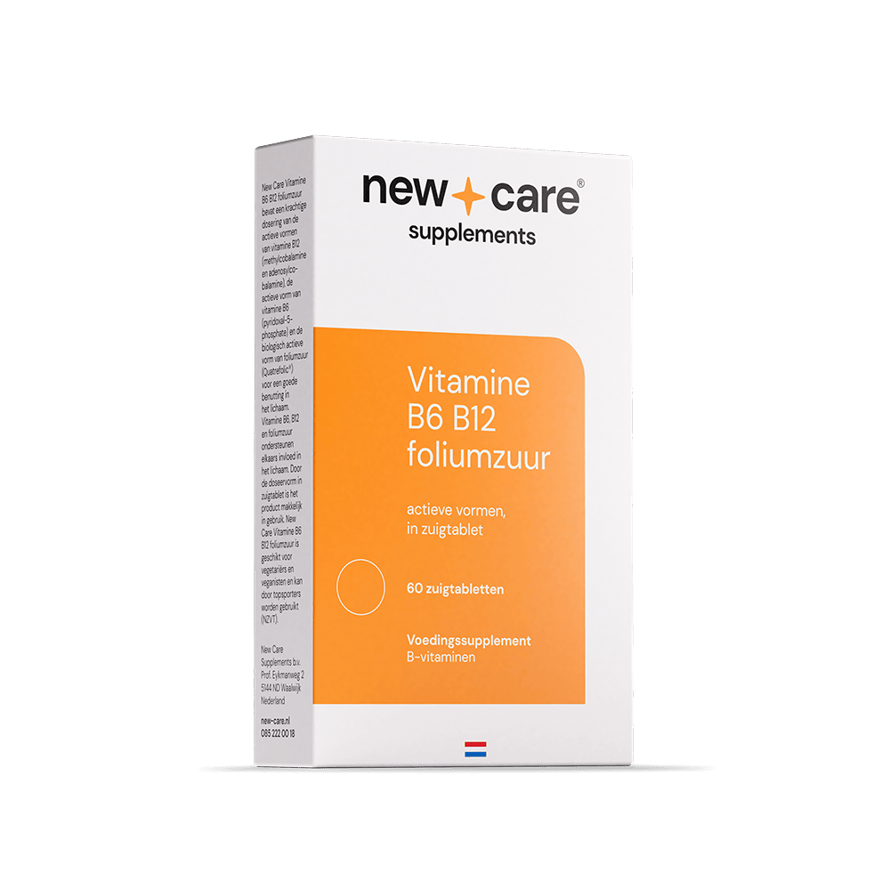 B6 B12 Foliumzuur 60 zuigtabletten New Care