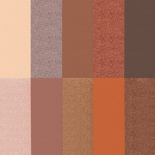 Eye Shadow Palette Touch of Bronze 17 g Make up Factory
