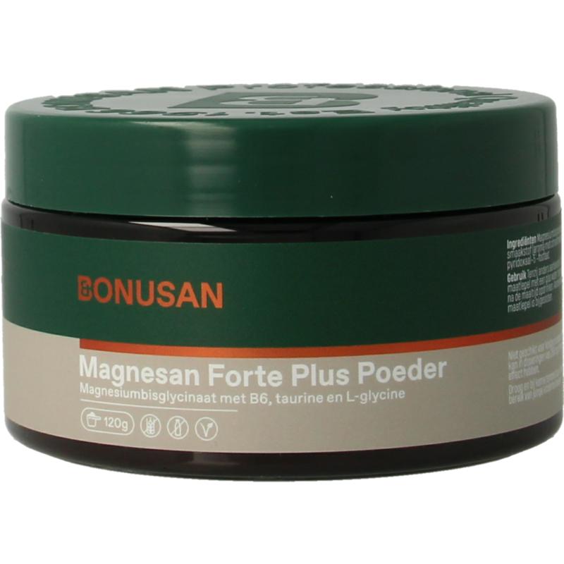 Magnesan forte plus poeder 120 gram Bonusan