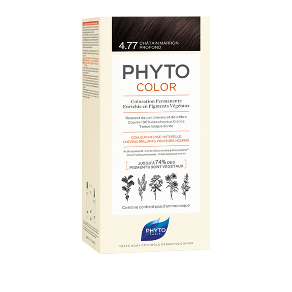 Phytocolor 4.77 Intens kastanjebruin Phyto Paris