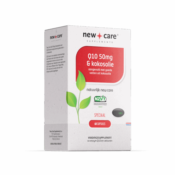 Q10 50mg & kokosolie 60 capsules New Care