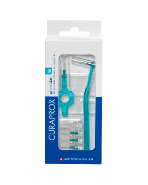 Prime start rager 06 turquoise 2.2 mm 5 stuks Curaprox