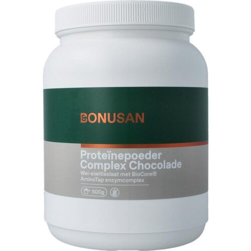 Proteine poeder complex chocolade 500 gram Bonusan