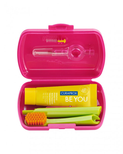 Travelset Rood 1 stuk Curaprox
