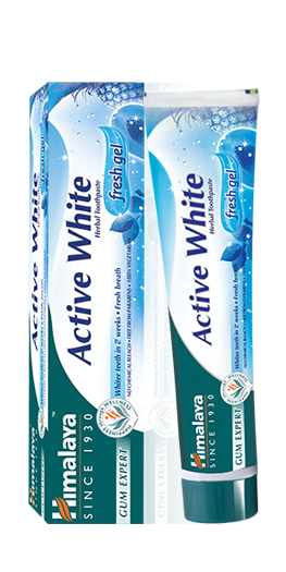 Herbal tandpasta active white 75 ml Himalaya