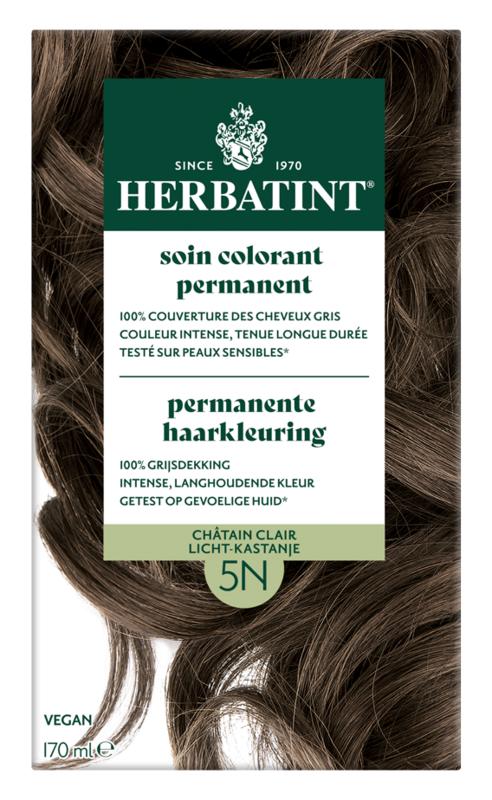 Herbatint 5N licht kastanje haarverf 170 ml