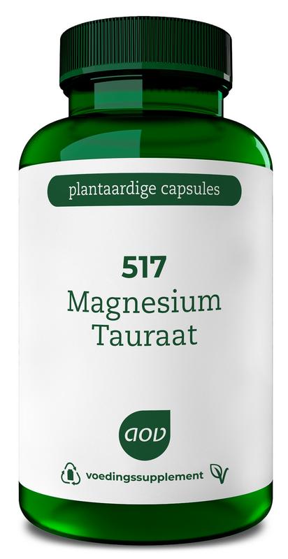 517 Magnesium tauraat 90 Vegetarische capsules AOV