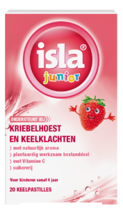 Isla Junior keelpastilles aardbei 20 tabletten